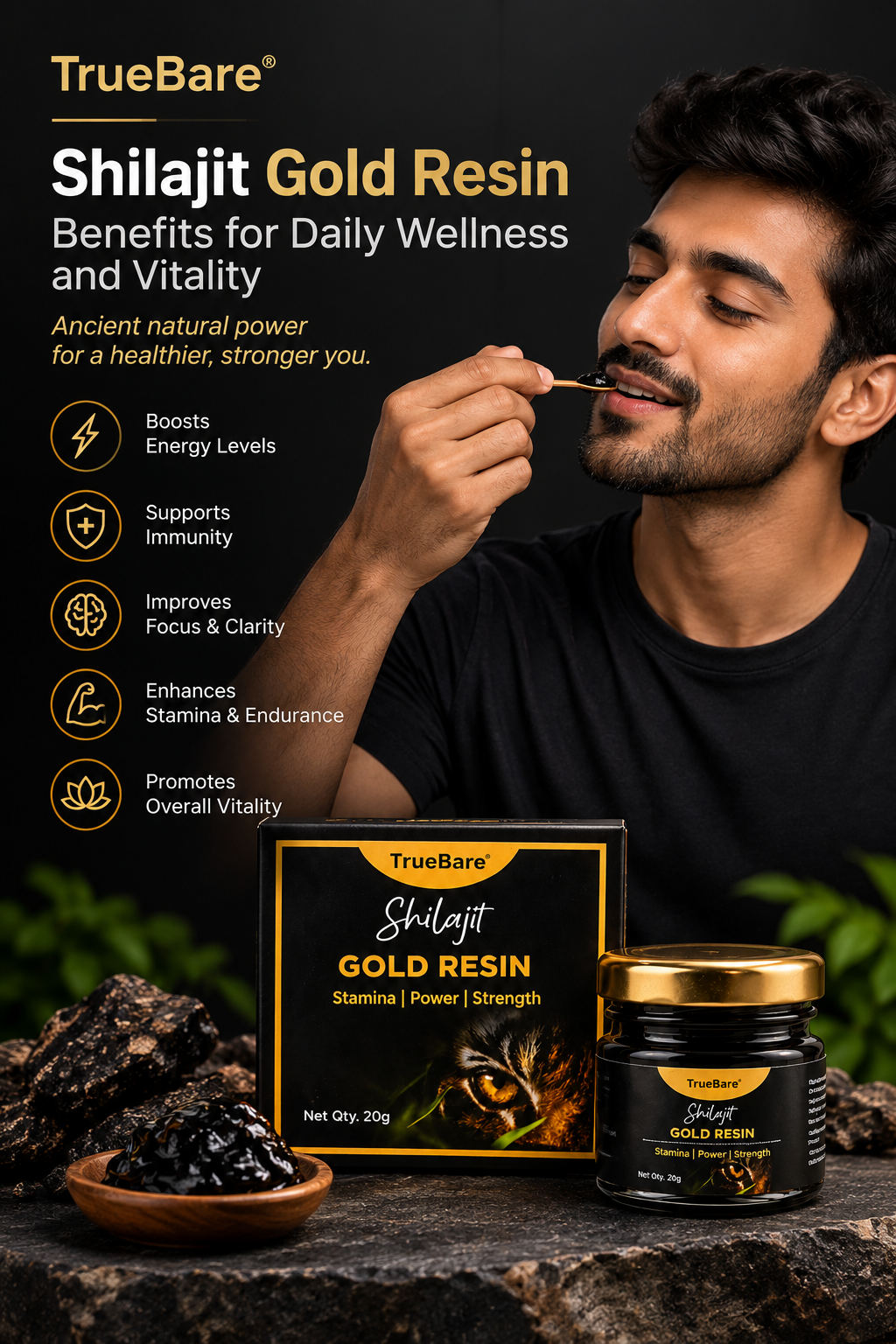Shilajit Gold Resin Benefits for Daily Wellness and Vitality