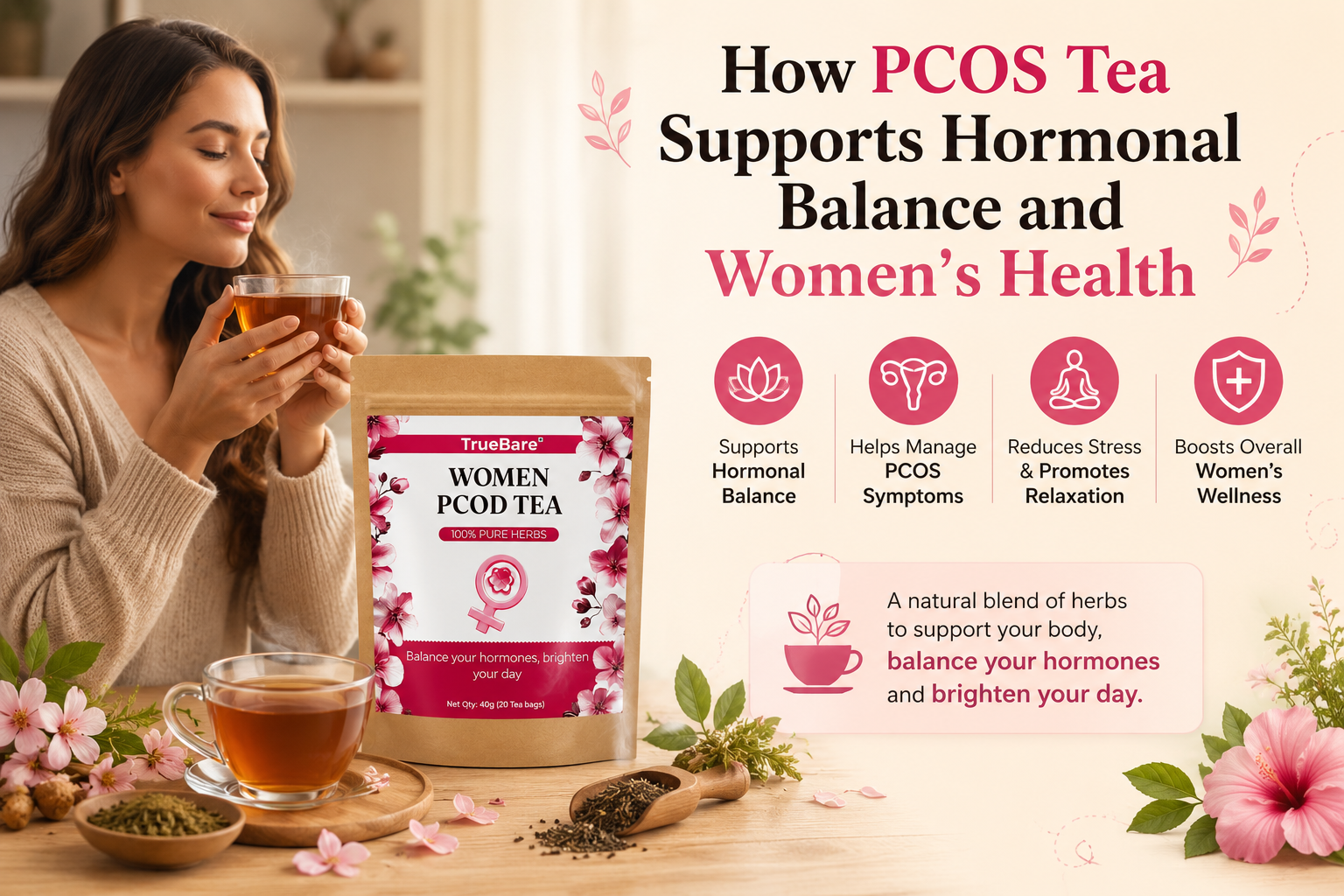 How PCOS Tea Supports Hormonal Balance and Women's Health