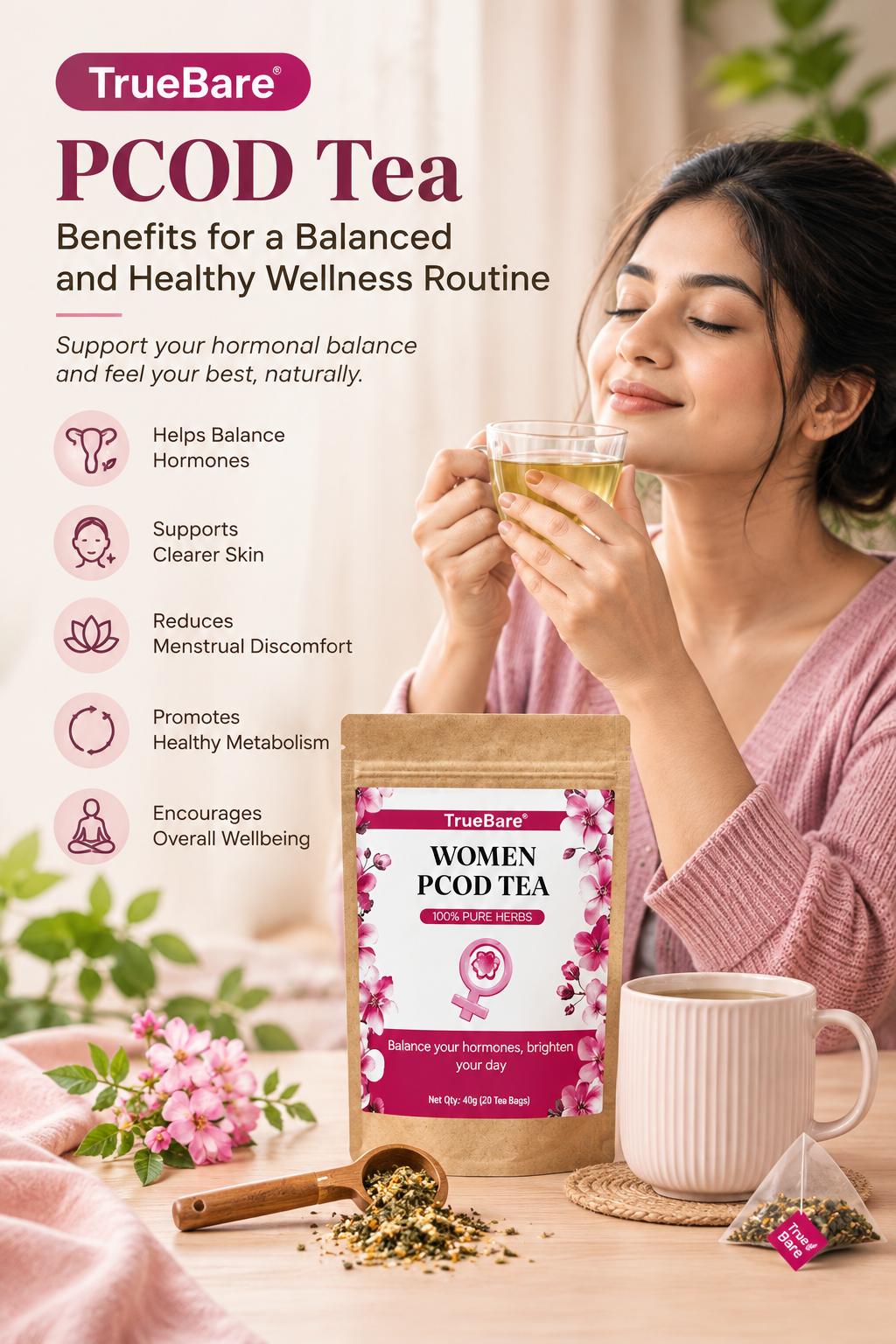 PCOD Tea Benefits for a Balanced and Healthy Wellness Routine