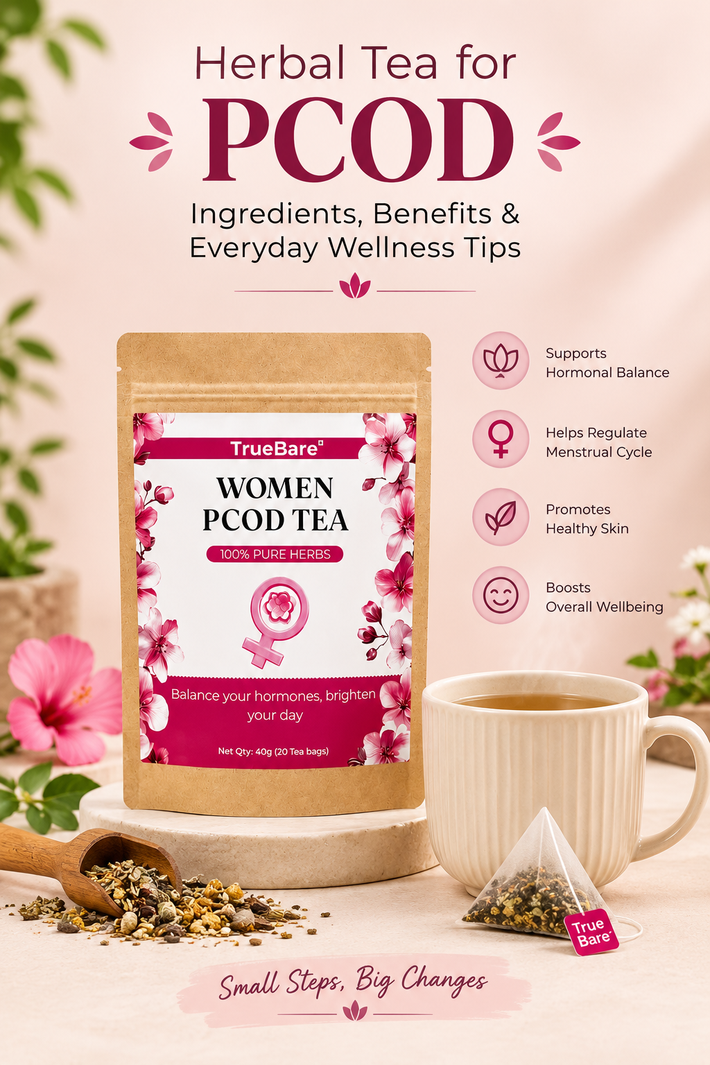 Herbal Tea for PCOD: Ingredients, Benefits Everyday Wellness Tips