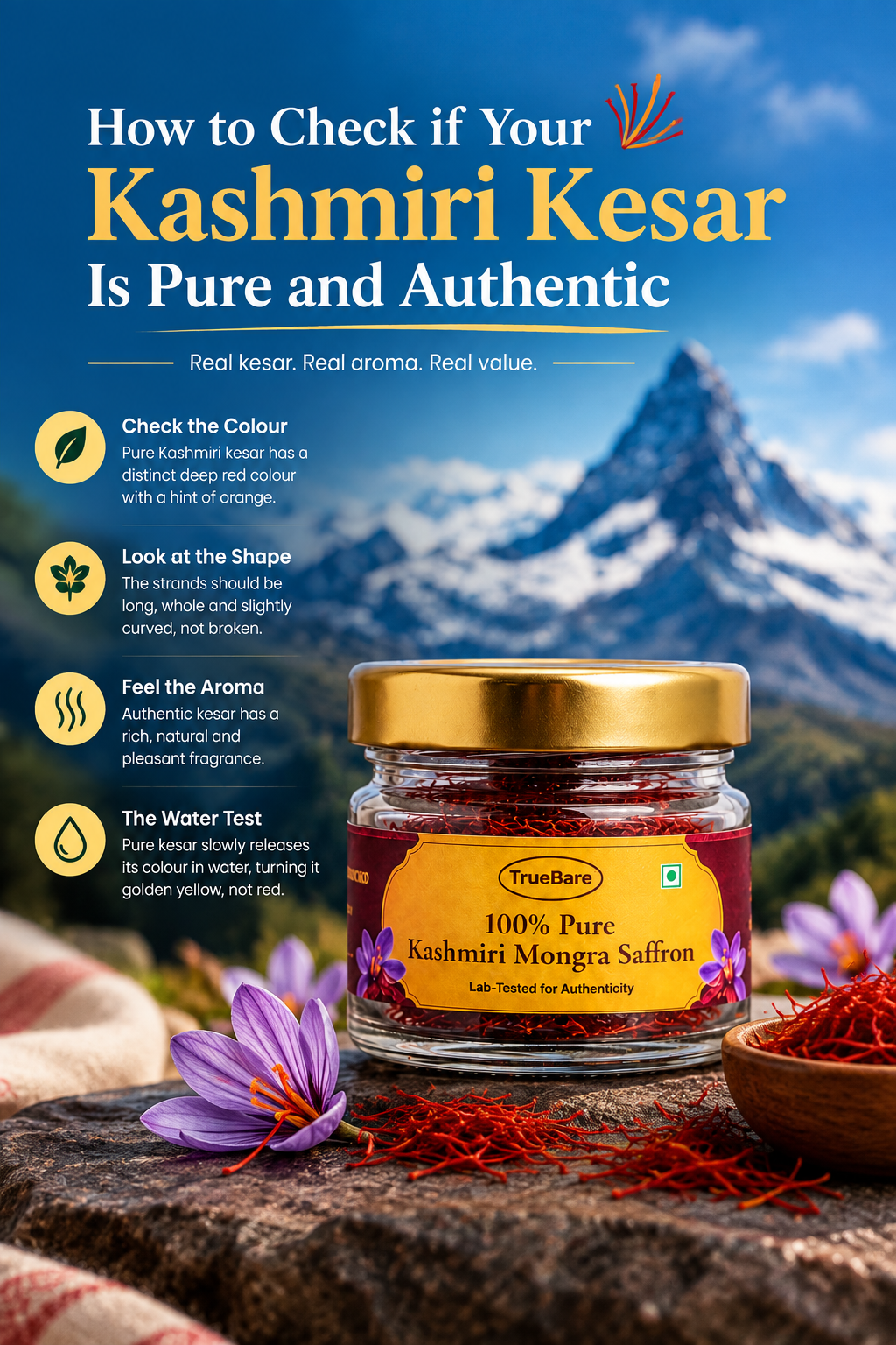 How to Check if Your Kashmiri Kesar Is Pure and Authentic