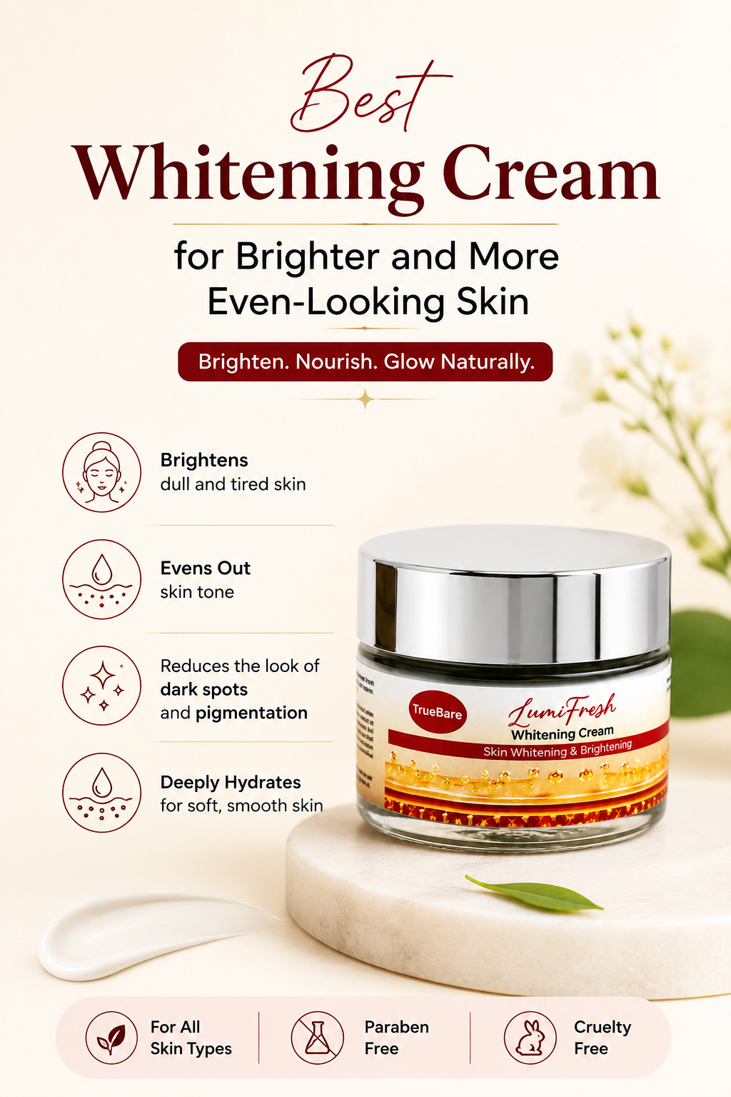 Best Whitening Cream for Brighter and More Even-Looking Skin