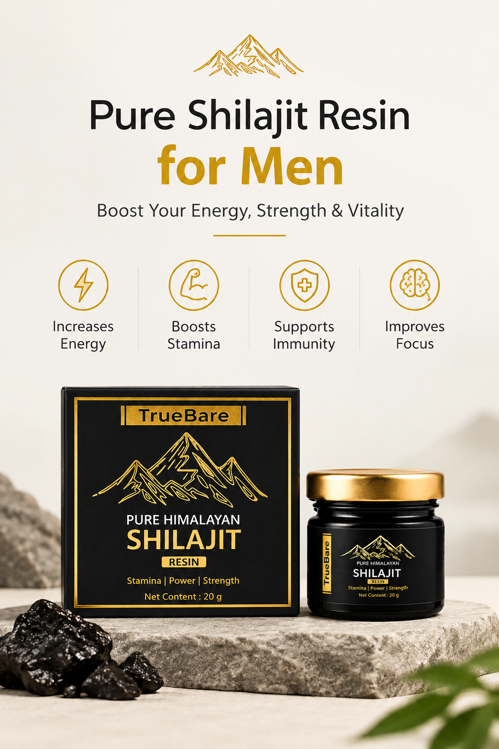 Pure Shilajit Resin for Men: Benefits, Uses & How to Take It