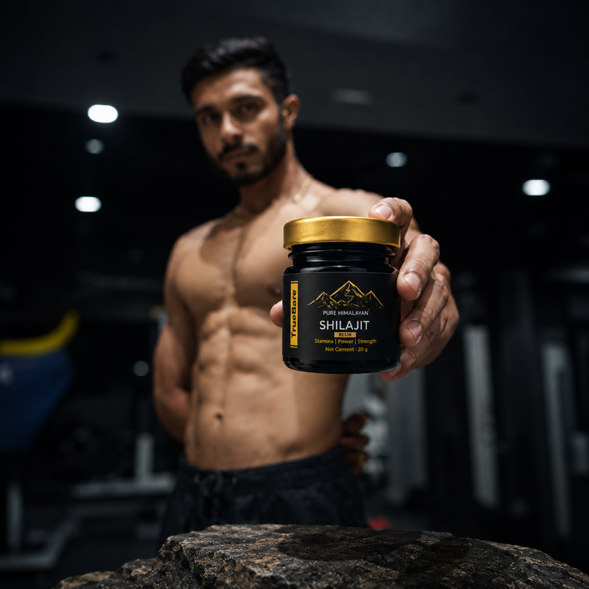 TrueBare Shilajit Resin for Men – Pure Shilajit Resin for Energy, Immunity, Stamina & Male Vitality Support