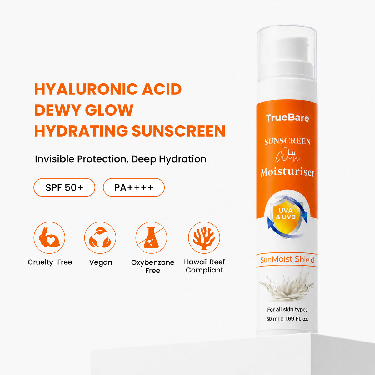 SunMoist Shield Sunscreen with Moisturiser – Hydrating Daily Sun Protection