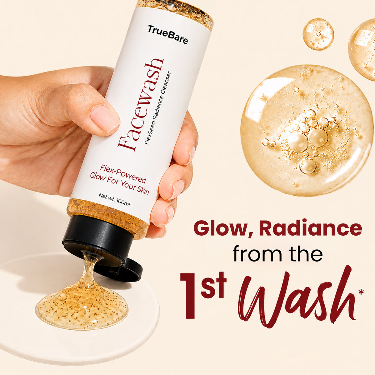 FlexSeed Radiance Cleanser – Deep Cleanse and Brighten Skin Naturally