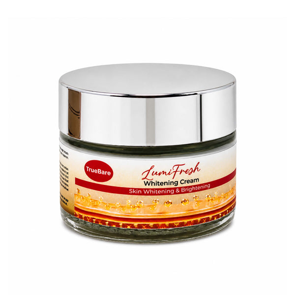 TrueBare LumiBright Whitening Cream – Skin Whitening Cream for Even Tone & Bright Radiant Skin